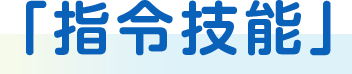 「指令技能」