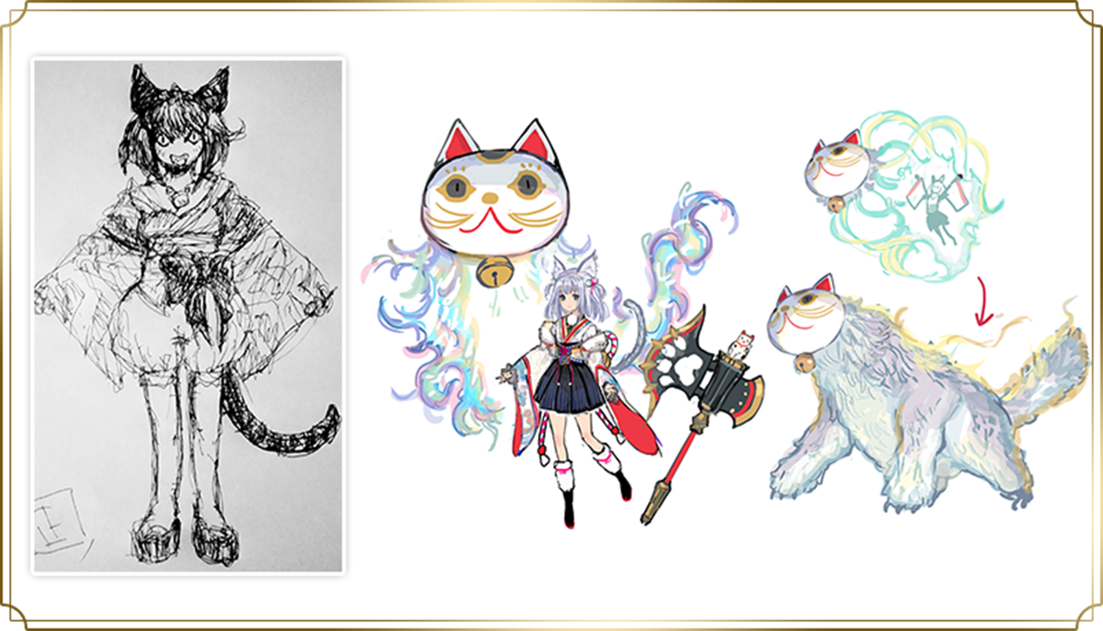 加藤正人的構思 & 角色設計